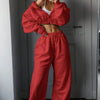 Long Sleeve Sports And Leisure Sweater Suit Two-piece Set