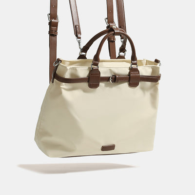 Borsa a tracolla in nylon semplice e capiente da donna