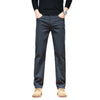 Straight Spring And Autumn Versatile Simple Loose Elastic Spring Men's Casual Pants