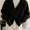Idle Style Hooded Sweater Coat Men's Loose High Sense