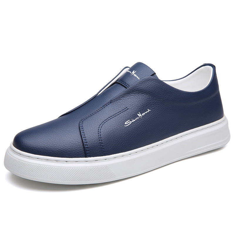 Scarpe slip-on casual e comode, traspiranti, antiscivolo, alla moda, con fondo morbido in gomma, punta tonda e tacco piatto