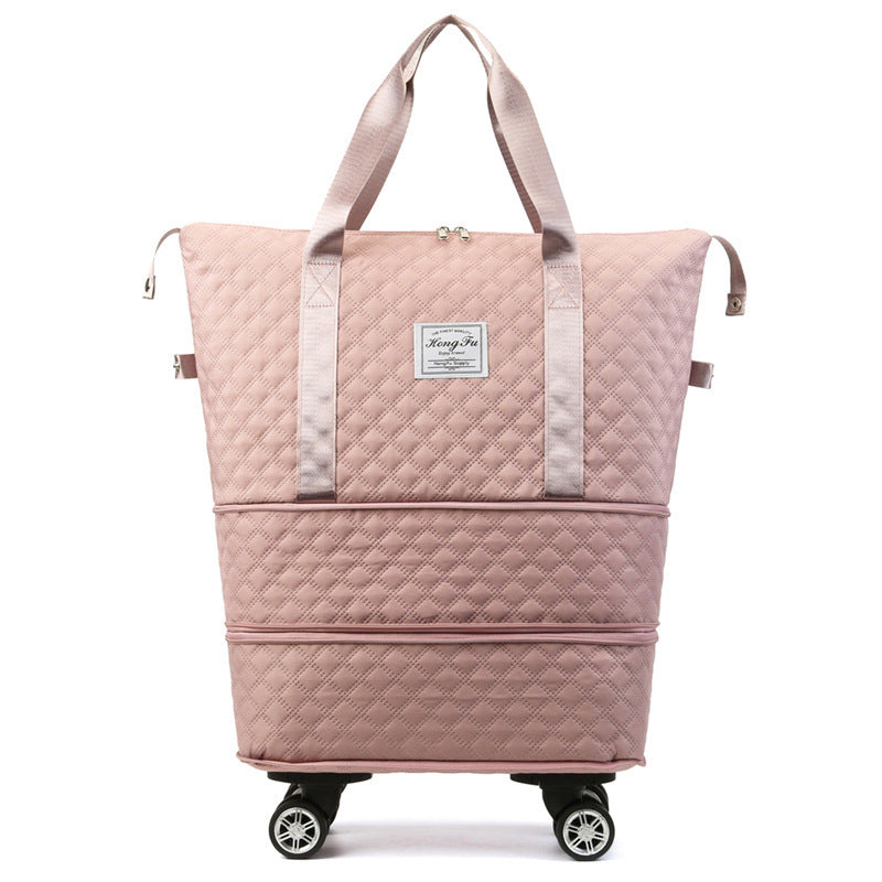 Borsa da viaggio universale con rombo, leggera, con separazione tra asciutto e bagnato, grande capacità, per fitness e yoga