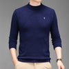 Spring And Autumn Casual Half Turtleneck Solid Color Sweater