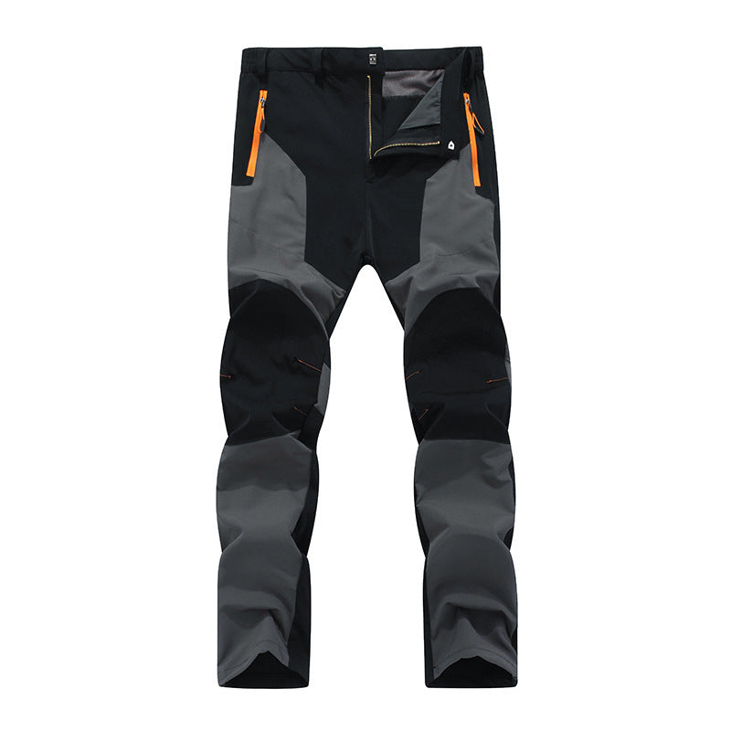 Outdoor Stretch Charging Men's Windproof Waterproof And Hard-wearing Breathable Quick-drying Pants