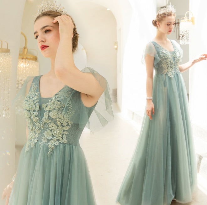 Nuovo Abito da Sposa Color Verde Chiaro per Brindisi