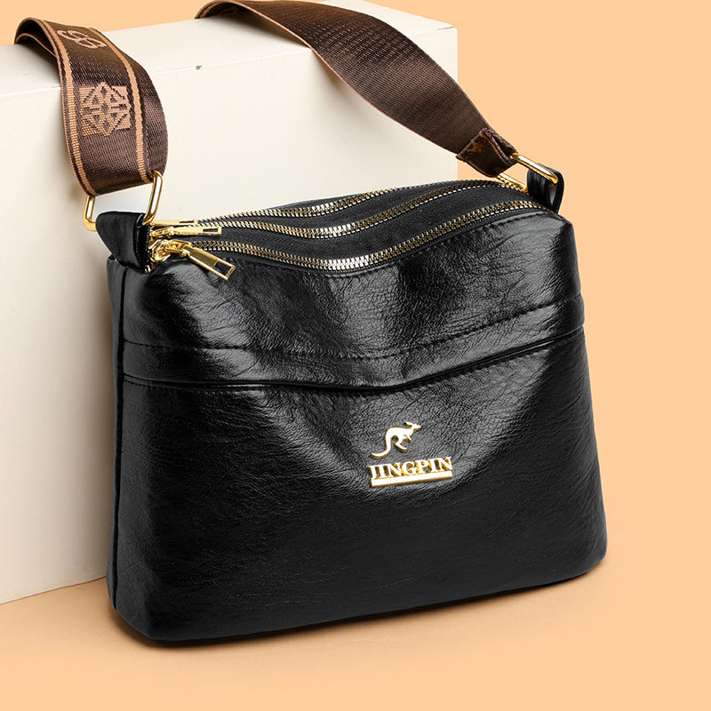 Large Capacity Multi Compartment Cross Body Bag Casual All-matching