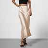 Elegant Silky-satin Skirt That Pairs Effortlessly With Any Look