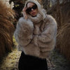 Women's Artificial Fur Fashion Baggy Coat