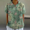 Pullover da donna a maniche corte stampato