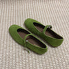 Flat Square Toe Mary Jane Pumps Women's Shoes