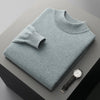 Autumn And Winter New Half-collar Wool Sweater Men's Thin Pullover Bottoming Shirt