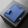 Half Collar Cashmere Sweater Men's Long Sleeve