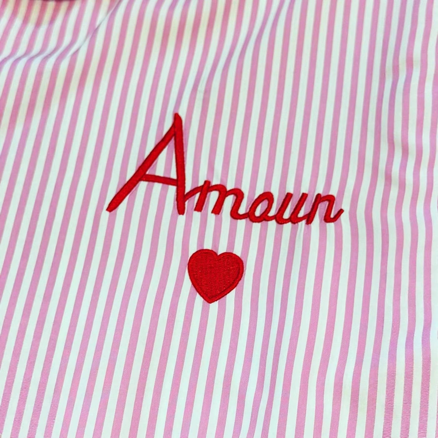 Camicia a maniche lunghe ricamata casual da donna