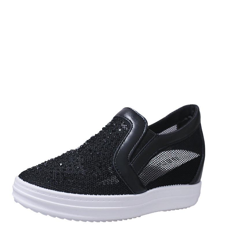 Wedge Shoes Breathable Inner Extra Slip-on Shoes