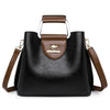 Large Capacity Totes Middle-aged High-grade Soft Leather Shoulder