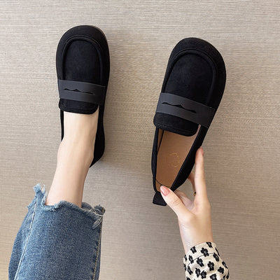 Work Flat Non-slip Black Soft End Cloth Shoes