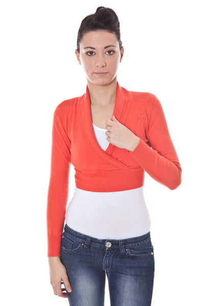 "DATCH COPRISPALLE MANICHE LUNGHE DONNA ROSSO"