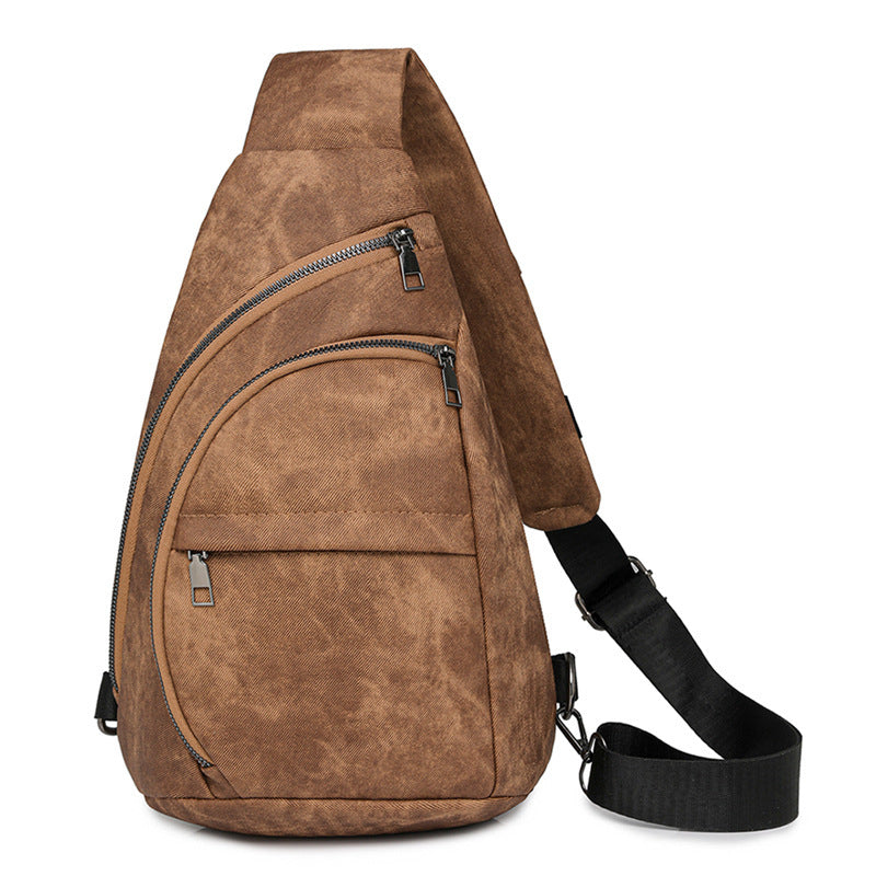 Borsa a tracolla monospalla per esterni, zaino retrò europeo e americano da donna