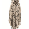 Women's Solid Color Simple Daily Slit Skirt