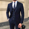 Abito da uomo tre pezzi slim fit versatile e casual
