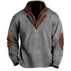 Warm And Loose Outdoor Breathable Stand Collar Men's Sweater
