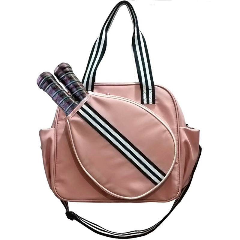 Borsa a tracolla da donna con grande capacità per racchetta da badminton