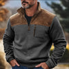 Men's Casual Coat Zipper Fleece Sweater