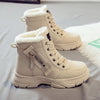 Plus Size Fleece-lined Warm Snow Boots Women