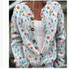 3D Digital Printing Cardigan Knitted Coat Women's Clothing