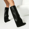 Women's Autumn And Winter Plus Size Thick High Heel Boots