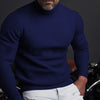 Men's Solid Color Long Sleeve Turtleneck Sweater