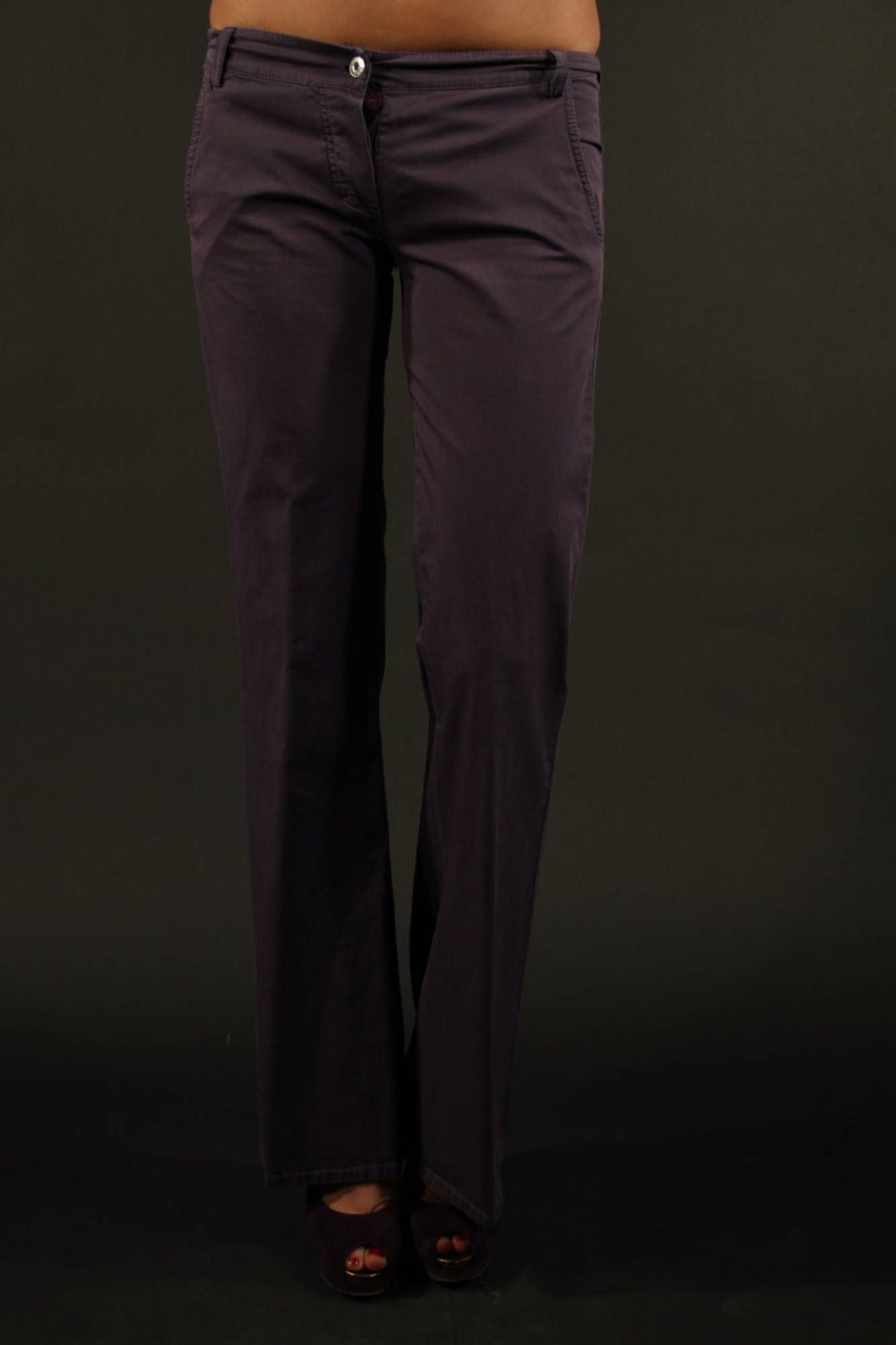 "DENNY ROSE PANTALONE DONNA VIOLA"