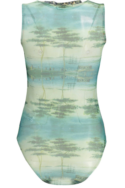 "DESIGUAL BODY A CANOTTA DONNA VERDE"
