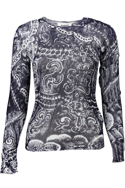 "DESIGUAL MAGLIA DONNA BLU"