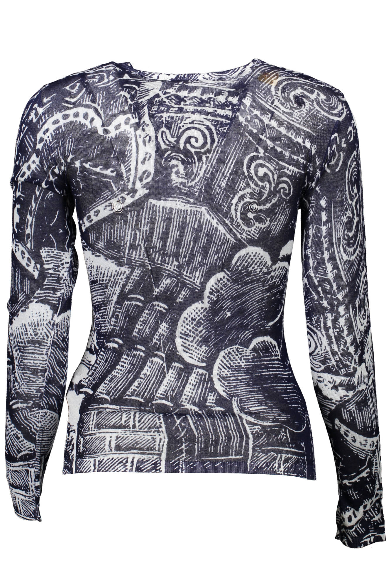 "DESIGUAL MAGLIA DONNA BLU"