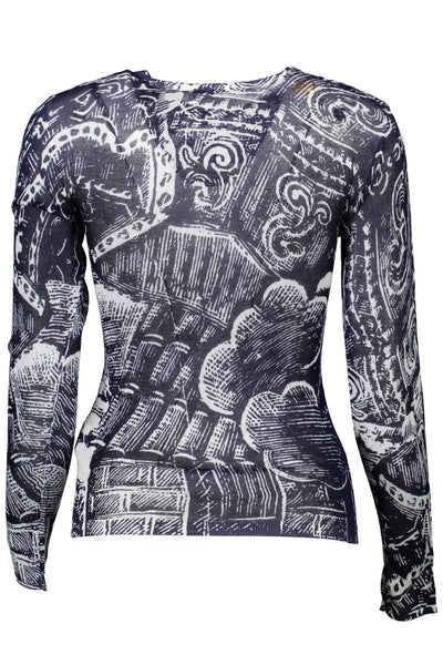 "DESIGUAL MAGLIA DONNA BLU"