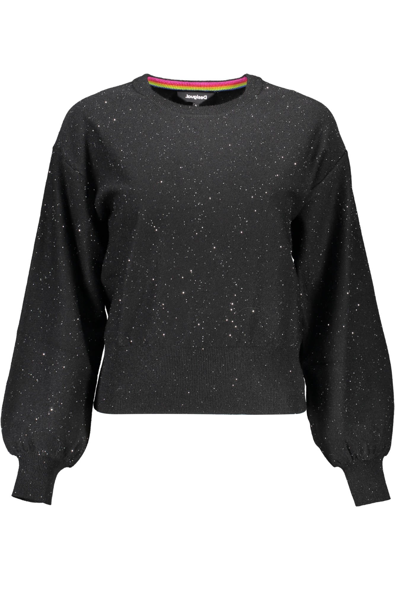 "DESIGUAL MAGLIA DONNA NERO"