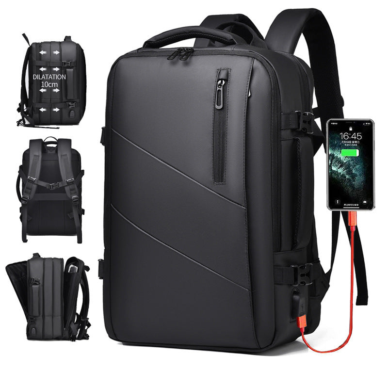 Large Capacity Backpack Business Scalable Computer Bag