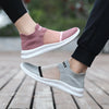 Breathable Casual Couple Running Flying Woven Sports Sock Shoes