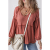 New Solid-color Chiffon Blouse For Women Casual Style