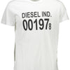 "DIESEL T-SHIRT MANICHE CORTE UOMO BIANCO"