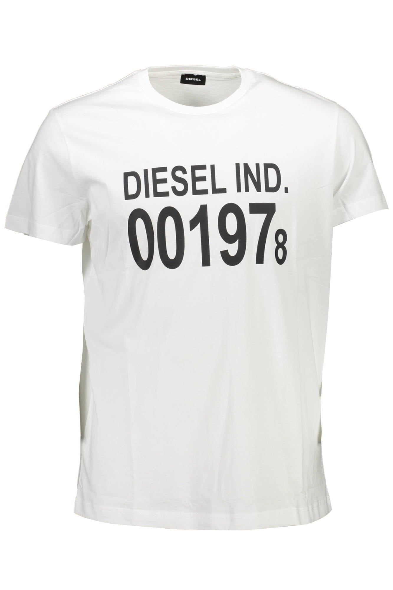 "DIESEL T-SHIRT MANICHE CORTE UOMO BIANCO"