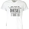 "DIESEL T-SHIRT MANICHE CORTE UOMO BIANCO"