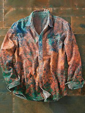 New Retro Men's Long Sleeve Top Shirt