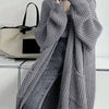 Idle Style Loose Thick Knitted Coat For Women