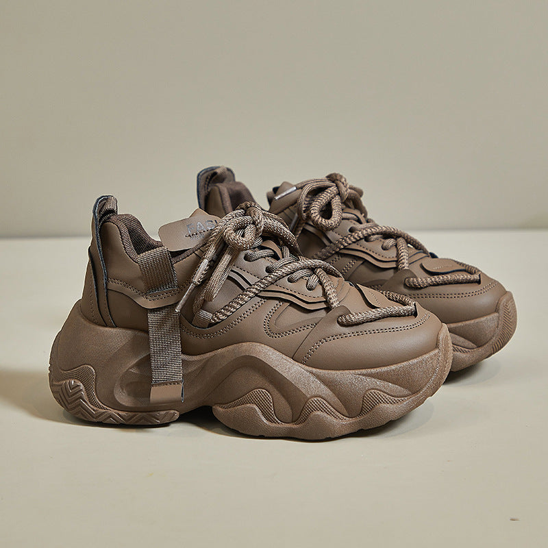 Scarpe da corsa casual con plateau e altezza crescente per studenti