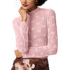 See-through Lace Top Mesh Multi-color