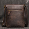 Fashion Simple Messenger Bag Genuine Leather Men