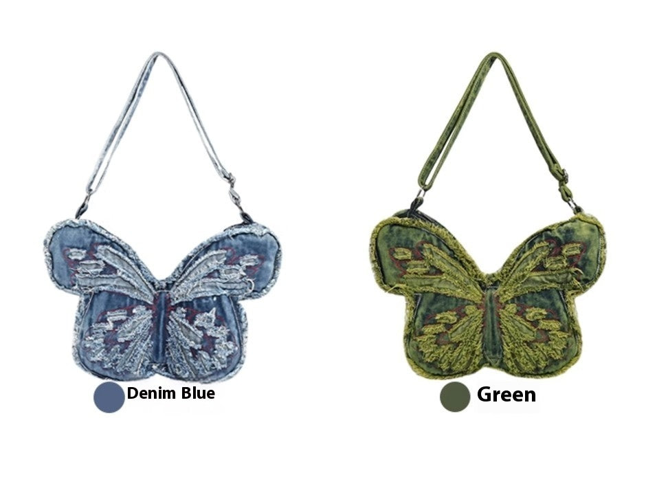 New Trendy Large Capacity Denim Shoulder Bag