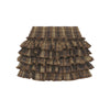 College Style Plaid Pleated Slim-fit All-match Tutu